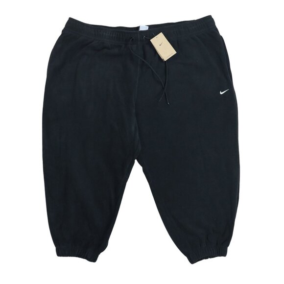 Nike Therma Fit 2X Plus Size Loose Fit High Rise Fleece Sweatpants NWT Black - Picture 1 of 2